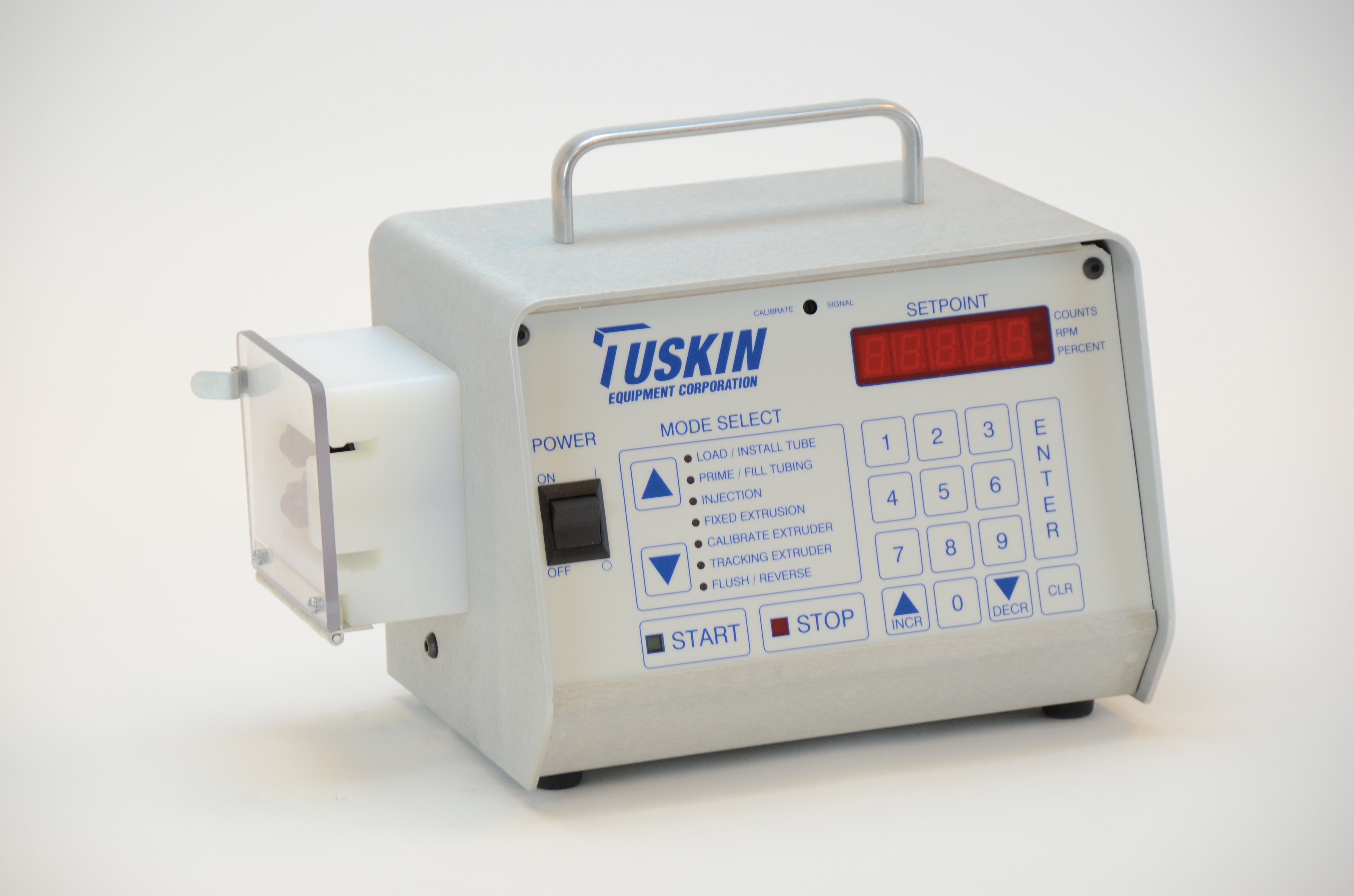 Tuskin liquid color pumps include 050 Series 3-roller pump head